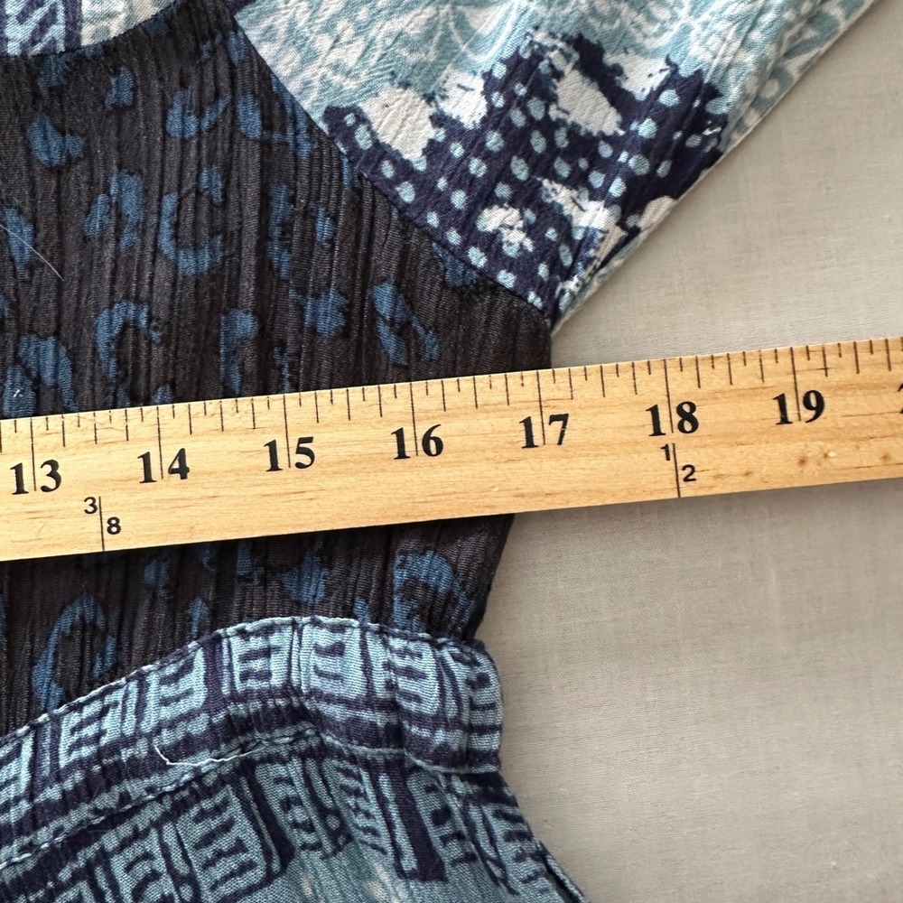Free People Blue & Navy Printed Mini Dress - Picture 4 of 9